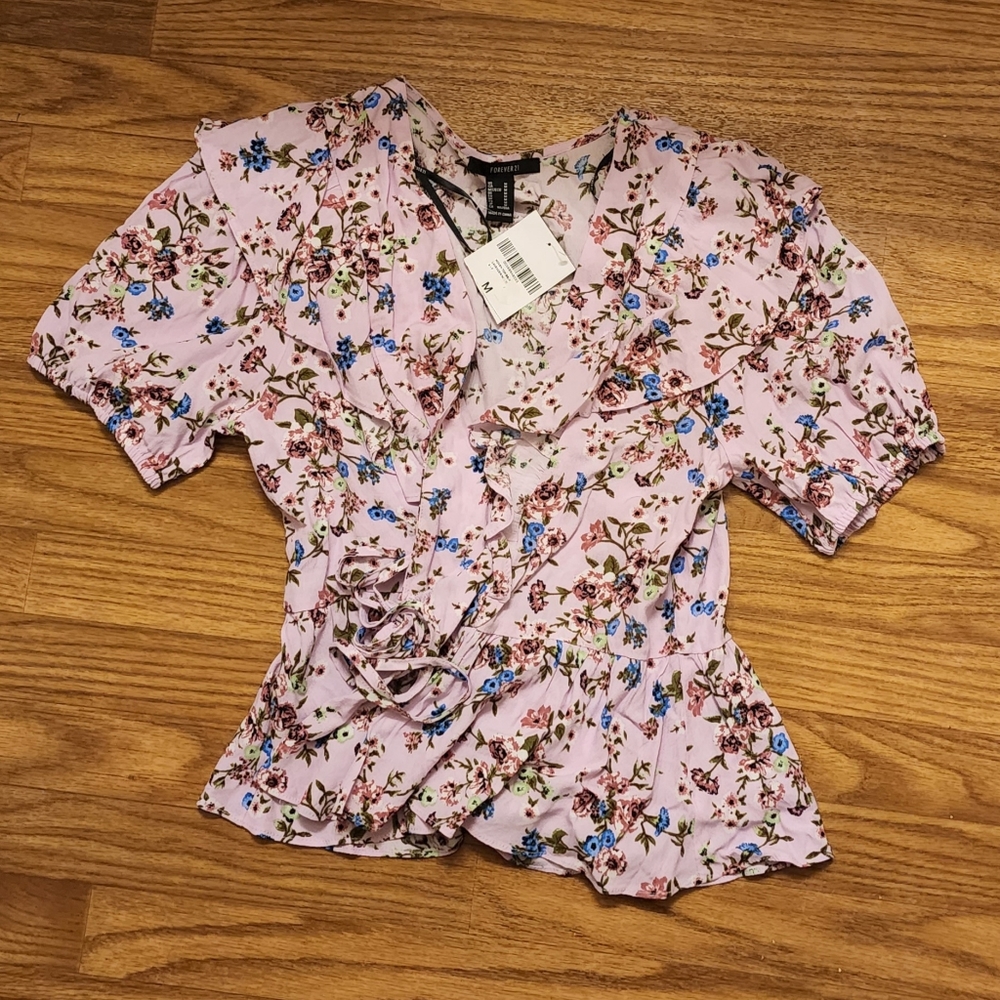 NWT Forever 21 Wrap Top
